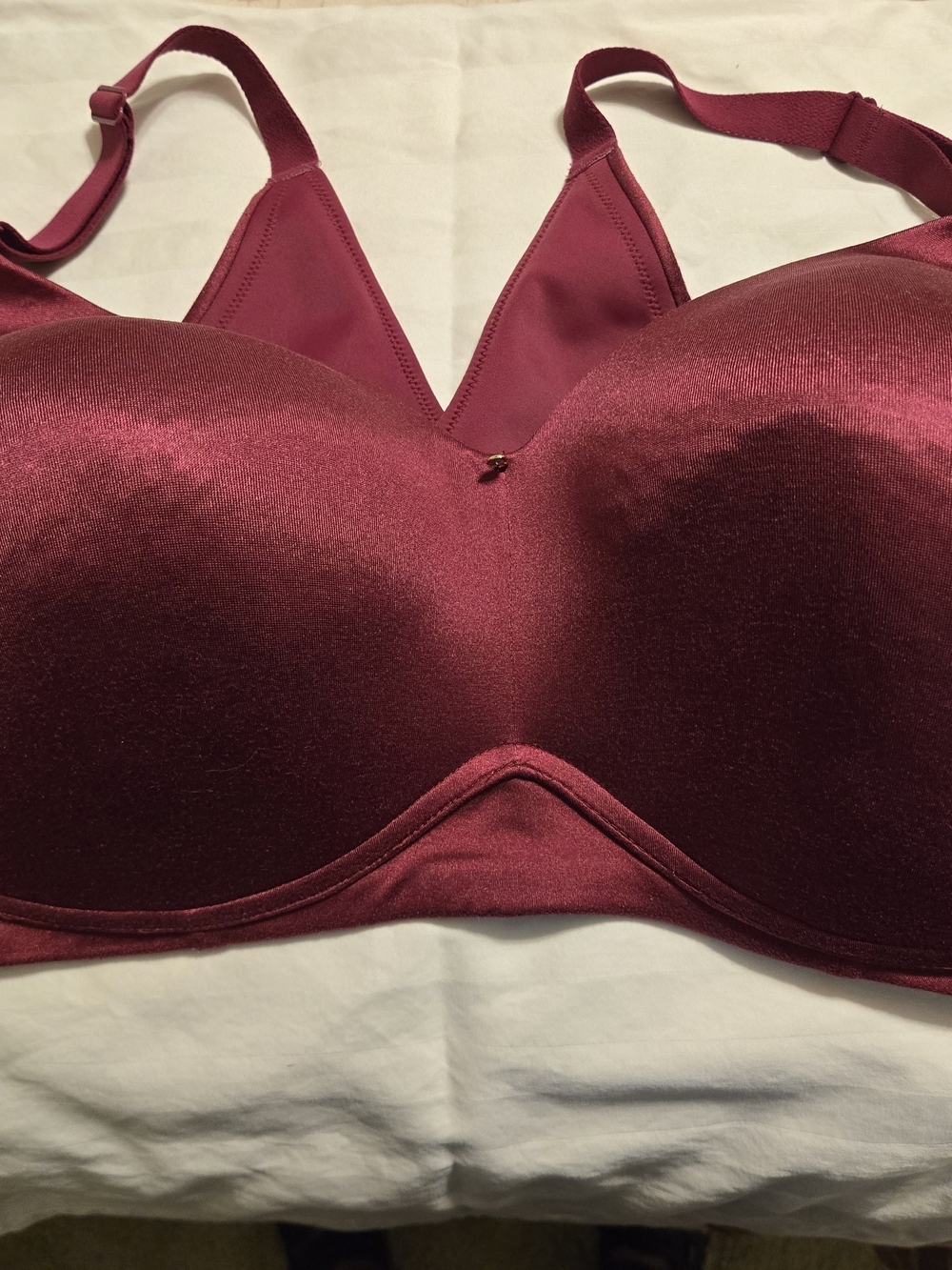 Cacique Lightly Lined Full Coverage Purple No Wire Bra Size 44DD
